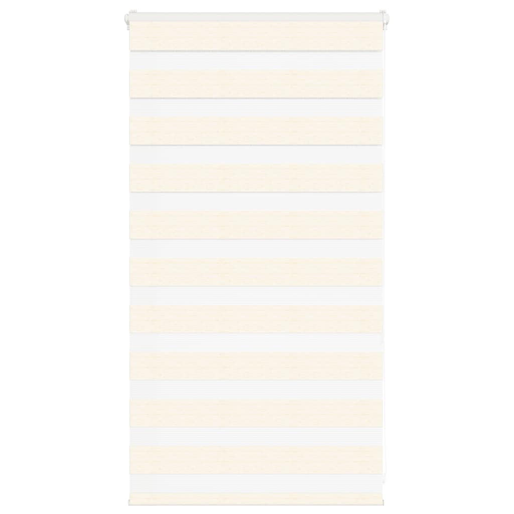 vidaXL Double Roller Blind Marble Beige 70x100 cm Fabric Width 65.9 cm Polyester