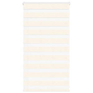 vidaXL Double Roller Blind Marble Beige 75x100 cm Fabric width 70.9 cm Polyester