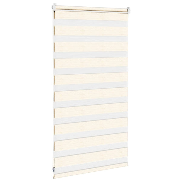 vidaXL Day and Night Blind Marble Beige 80x100 cm Fabric Width 75.9 cm Polyester
