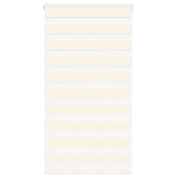 vidaXL Double Roller Blind Marble Beige 90x100 cm Fabric Width 85.9 cm Polyester