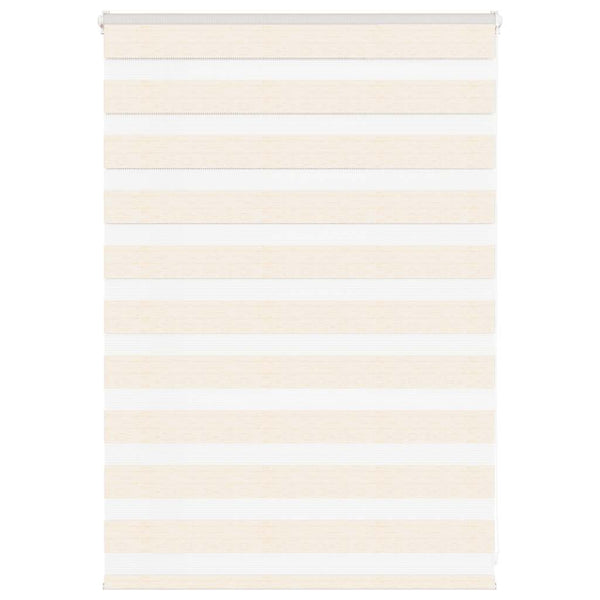 vidaXL Day and Night Blind Marble Beige 100x100 cm Fabric width 95.9 cm Polyester