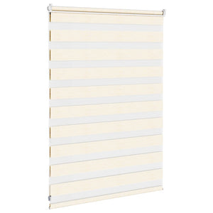 vidaXL Day and Night Blind Marble Beige 100x100 cm Fabric width 95.9 cm Polyester