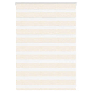 vidaXL Double Roller Blind Marble Beige 110x100cm Fabric Width 105.9 cm Polyester