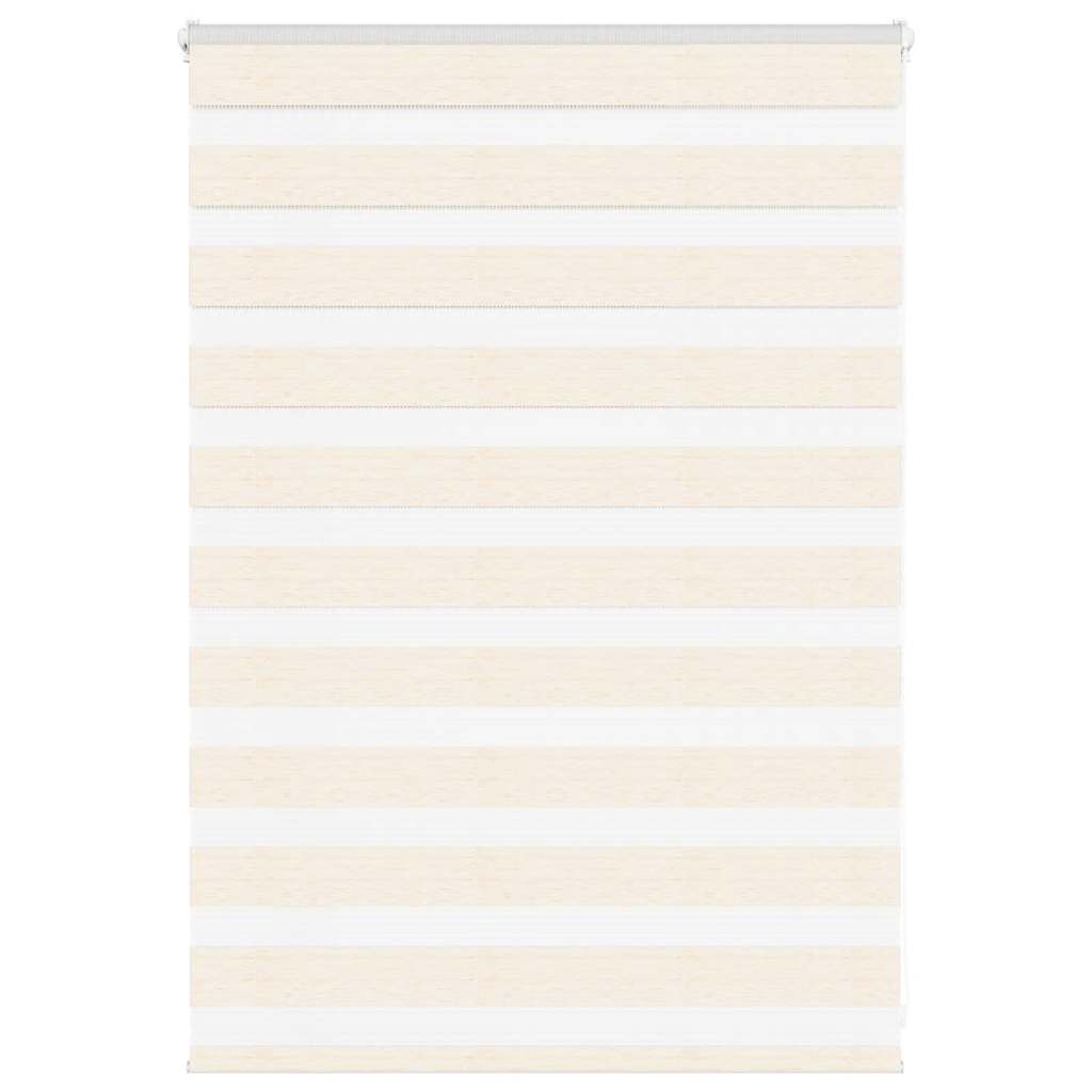 vidaXL Double Roller Blind Marble Beige 110x100cm Fabric Width 105.9 cm Polyester