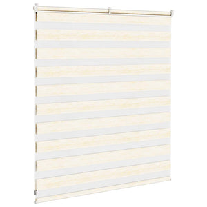 vidaXL Double Roller Blind Marble Beige 120x100cm Fabric Width 115.9 cm Polyester
