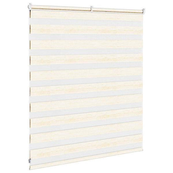 vidaXL Day and Night Blind Marble Beige 135x100cm Fabric width 130.9 cm Polyester