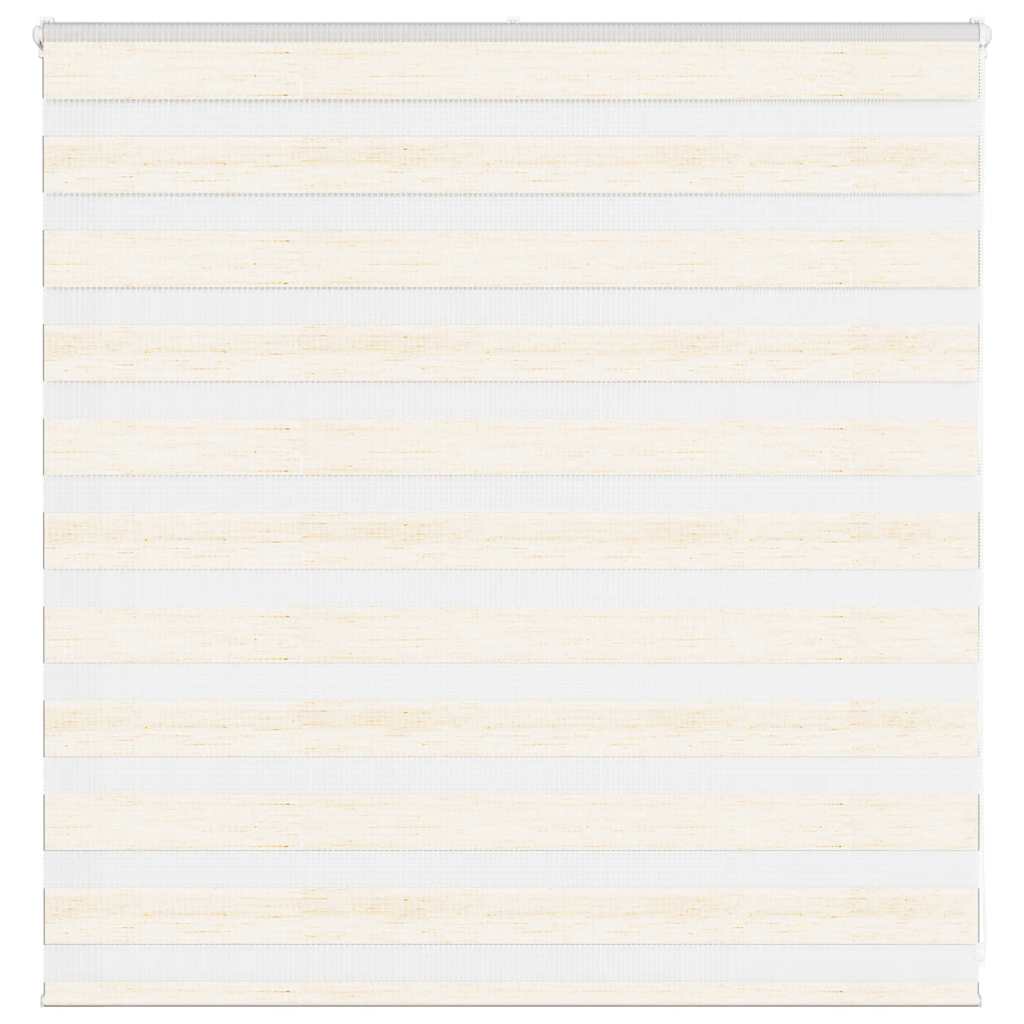 vidaXL Double Roller Blind Marble Beige 145x100cm Fabric Width 140.9 cm Polyester