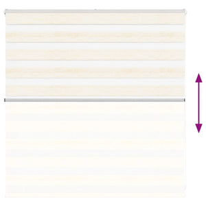 vidaXL Double Roller Blind Marble Beige 145x100cm Fabric Width 140.9 cm Polyester