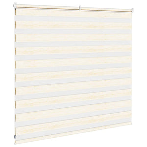 vidaXL Double Roller Blind Marble Beige 160x100cm Fabric width 155.9 cm Polyester