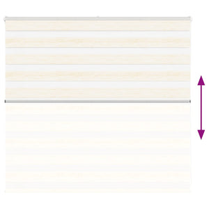 vidaXL Double Roller Blind Marble Beige 165x100cm Fabric Width 160.9 cm Polyester