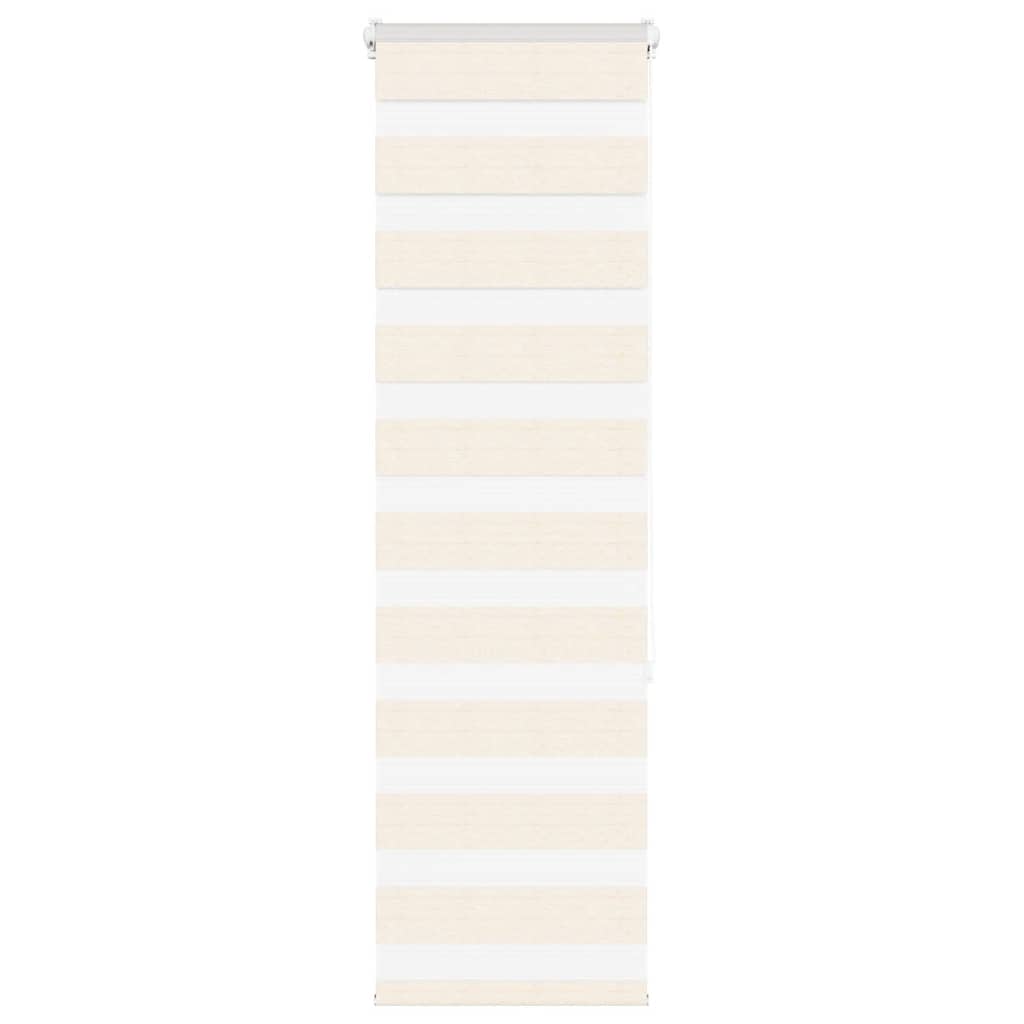 vidaXL Day/Night Blind Marble Beige 50x150 cm Fabric Width 45.9 cm Polyester