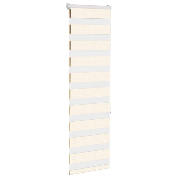 vidaXL Day/Night Blind Marble Beige 50x150 cm Fabric Width 45.9 cm Polyester