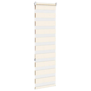 vidaXL Day/Night Blind Marble Beige 50x150 cm Fabric Width 45.9 cm Polyester