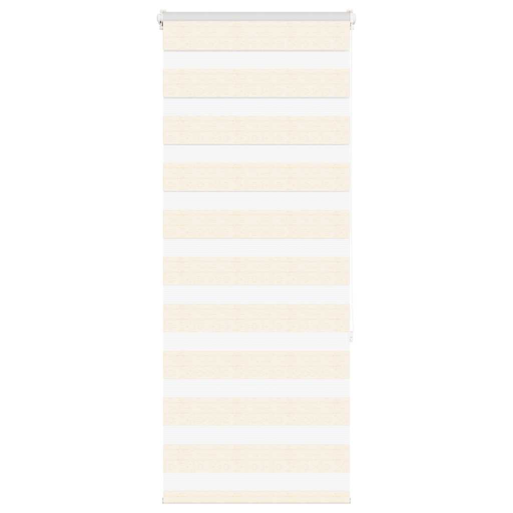 vidaXL Double Roller Blind Marble Beige 60x150 cm Fabric Width 55.9 cm Polyester