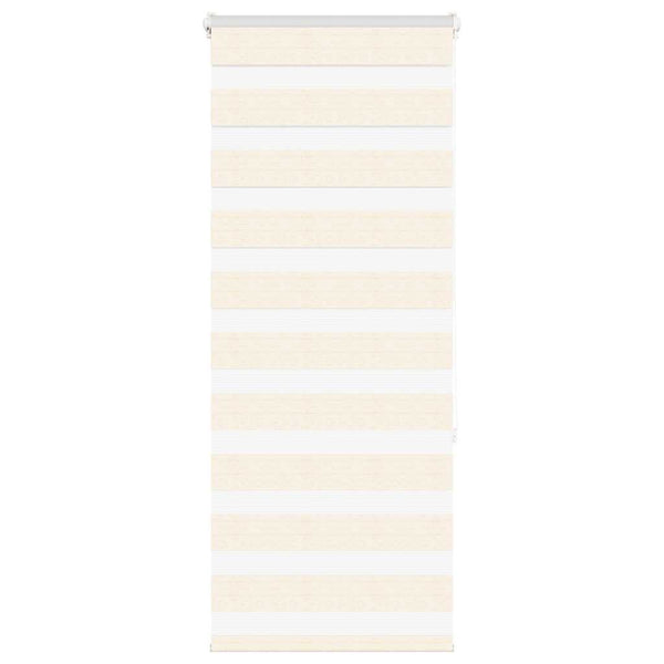 vidaXL Double Roller Blind Marble Beige 60x150 cm Fabric Width 55.9 cm Polyester