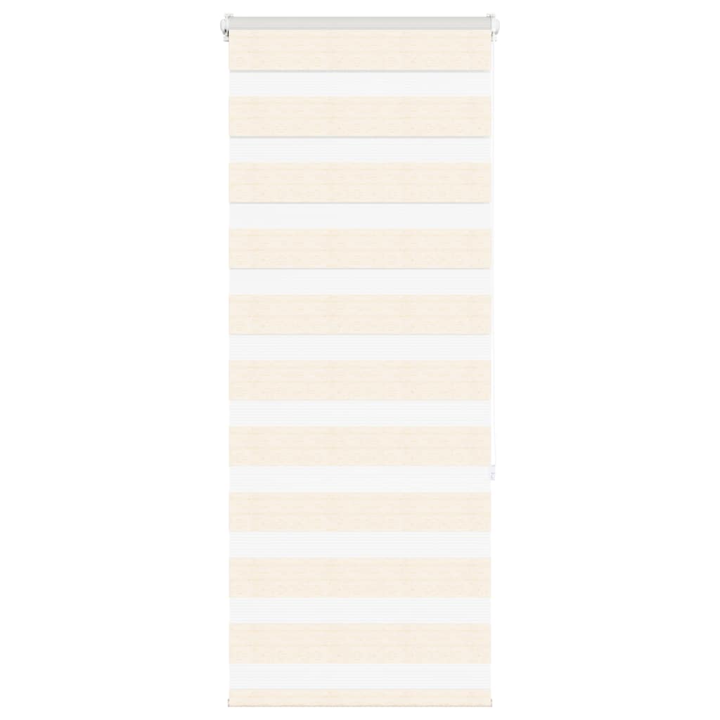 vidaXL Double Roller Blind Marble Beige 65x150 cm Fabric Width 60.9 cm Polyester