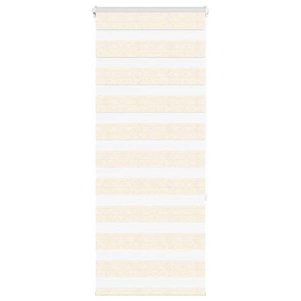 vidaXL Double Roller Blind Marble Beige 65x150 cm Fabric Width 60.9 cm Polyester