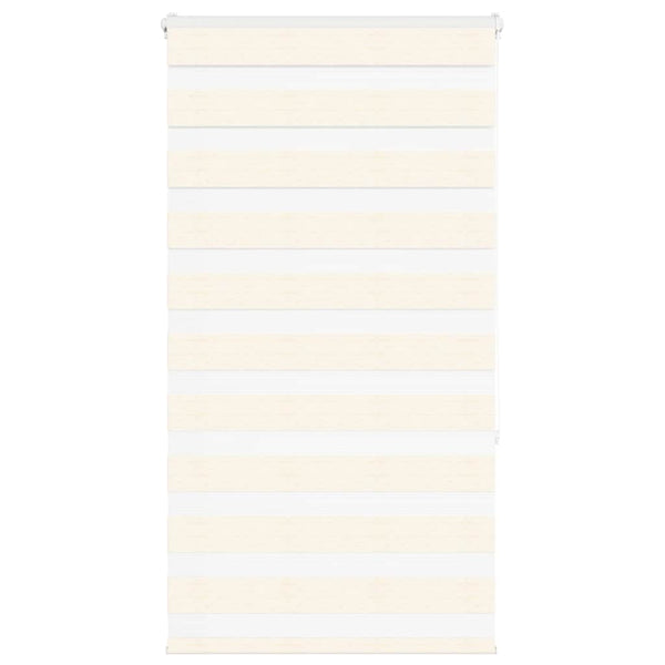 vidaXL Double Roller Blind Marble Beige 75x150 cm Fabric width 70.9 cm Polyester