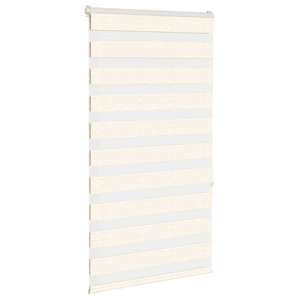 vidaXL Day/Night Blind Marble Beige 85x150 cm Fabric Width 80.9 cm Polyester