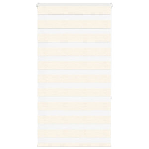 vidaXL Double Roller Blind Marble Beige 90x150 cm Fabric Width 85.9 cm Polyester