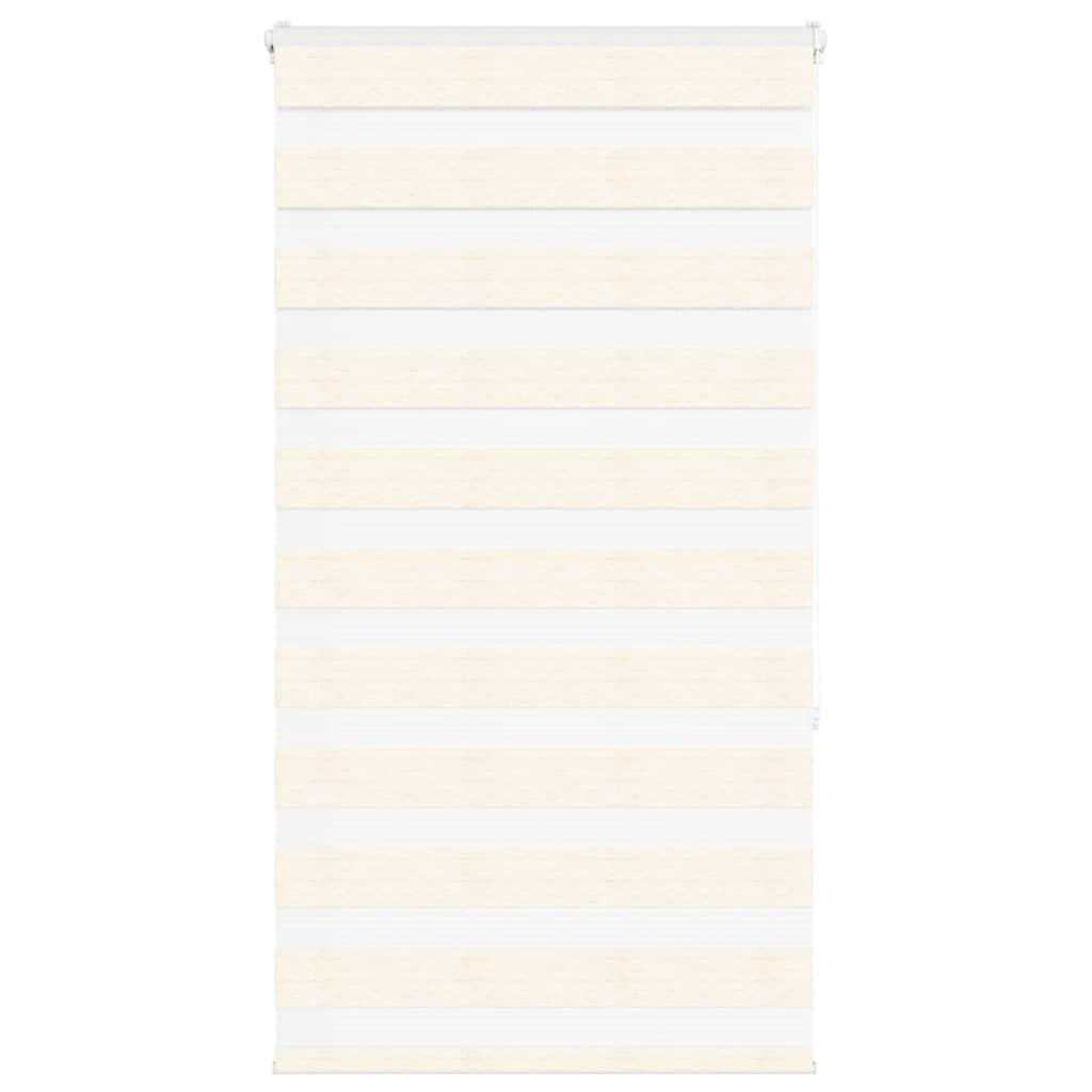 vidaXL Double Roller Blind Marble Beige 90x150 cm Fabric Width 85.9 cm Polyester