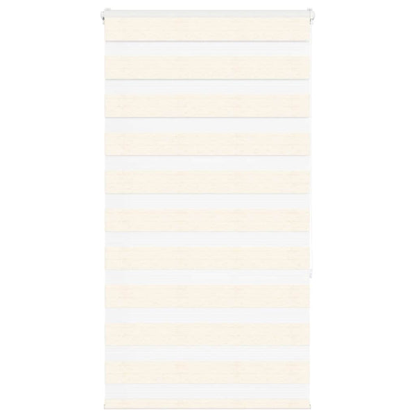 vidaXL Double Roller Blind Marble Beige 90x150 cm Fabric Width 85.9 cm Polyester