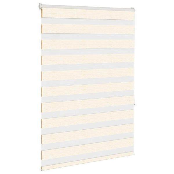 vidaXL Double Roller Blind Marble Beige 95x150 cm Fabric Width 90.9 cm Polyester