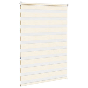 vidaXL Double Roller Blind Marble Beige 95x150 cm Fabric Width 90.9 cm Polyester