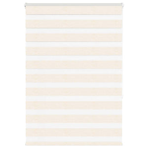 vidaXL Day and Night Blind Marble Beige 100x150 cm Fabric Width 95.9 cm Polyester