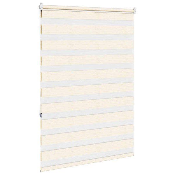 vidaXL Day and Night Blind Marble Beige 100x150 cm Fabric Width 95.9 cm Polyester
