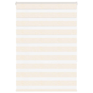 vidaXL Double Roller Blind Marble Beige 105x150cm Fabric Width 100.9 cm Polyester