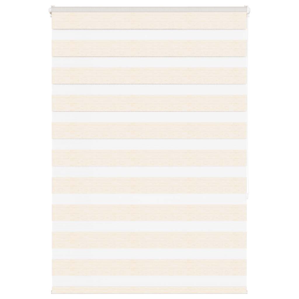 vidaXL Double Roller Blind Marble Beige 105x150cm Fabric Width 100.9 cm Polyester