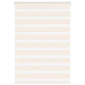 vidaXL Double Roller Blind Marble Beige 110x150cm Fabric width 105.9 cm Polyester