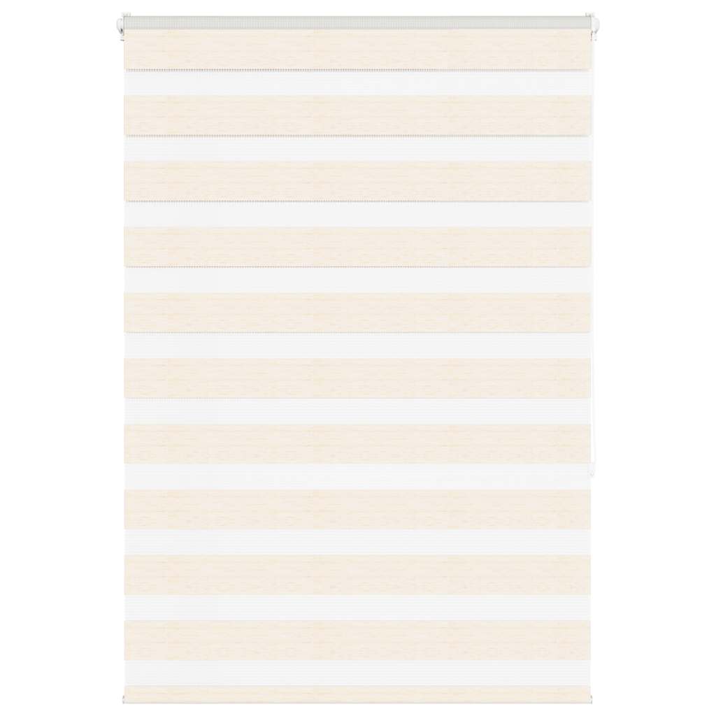 vidaXL Double Roller Blind Marble Beige 110x150cm Fabric width 105.9 cm Polyester