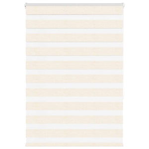vidaXL Double Roller Blind Marble Beige 115x150cm Fabric width 110.9 cm Polyester