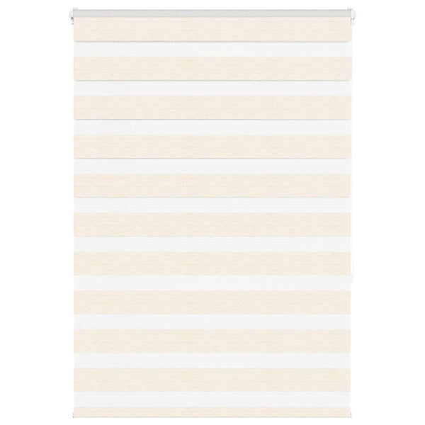 vidaXL Double Roller Blind Marble Beige 115x150cm Fabric width 110.9 cm Polyester