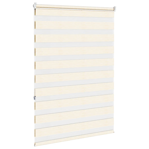 vidaXL Double Roller Blind Marble Beige 115x150cm Fabric width 110.9 cm Polyester