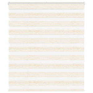 vidaXL Double Roller Blind Marble Beige 130x150cm Fabric Width 125.9 cm Polyester