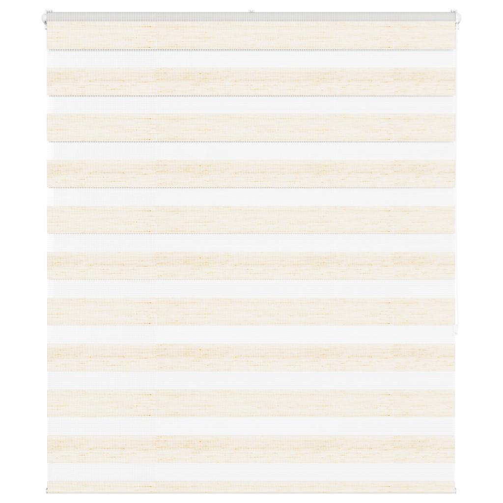 vidaXL Day/Night Blind Marble Beige 135x150cm Fabric width 130.9 cm Polyester