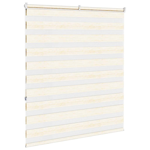 vidaXL Day/Night Blind Marble Beige 135x150cm Fabric width 130.9 cm Polyester