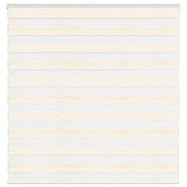 vidaXL Double Roller Blind Marble Beige 140x150cm Fabric Width 135.9 cm Polyester