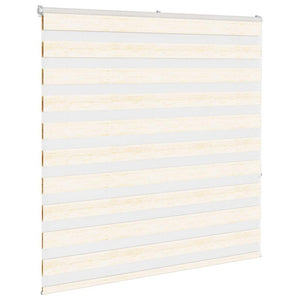 vidaXL Double Roller Blind Marble Beige 145x150cm Fabric Width 140.9 cm Polyester