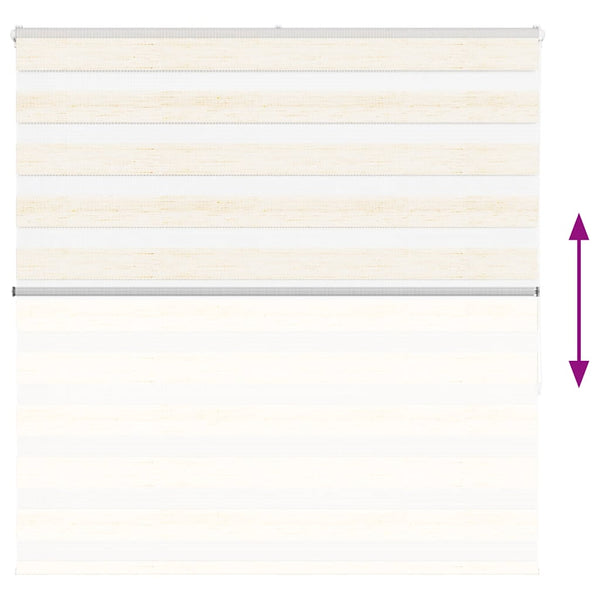 vidaXL Day and Night Blind Marble Beige 150x150cm Fabric width 145.9 cm Polyester