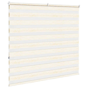 vidaXL Double Roller Blind Marble Beige 160x150cm Fabric width 155.9 cm Polyester