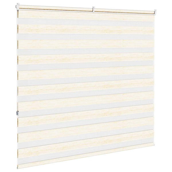 vidaXL Double Roller Blind Marble Beige 160x150cm Fabric width 155.9 cm Polyester