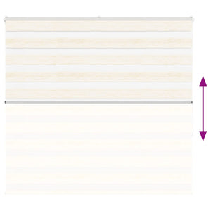 vidaXL Day/Night Blind Marble Beige 165x150cm Fabric width 160.9 cm Polyester