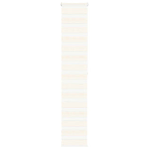 vidaXL Double Roller Blind Marble Beige 40x200 cm Fabric width 35.9 cm Polyester