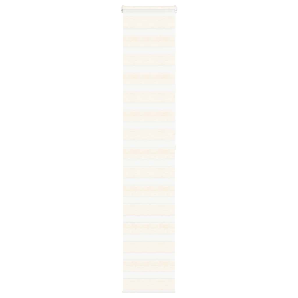 vidaXL Double Roller Blind Marble Beige 40x200 cm Fabric width 35.9 cm Polyester