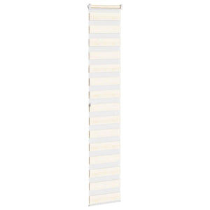 vidaXL Double Roller Blind Marble Beige 45x200 cm Fabric width 40.9 cm Polyester
