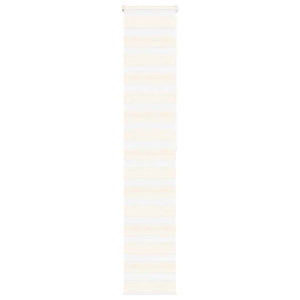 vidaXL Dual Roller Blind Marble Beige 50x200 cm Fabric width 45.9 cm Polyester